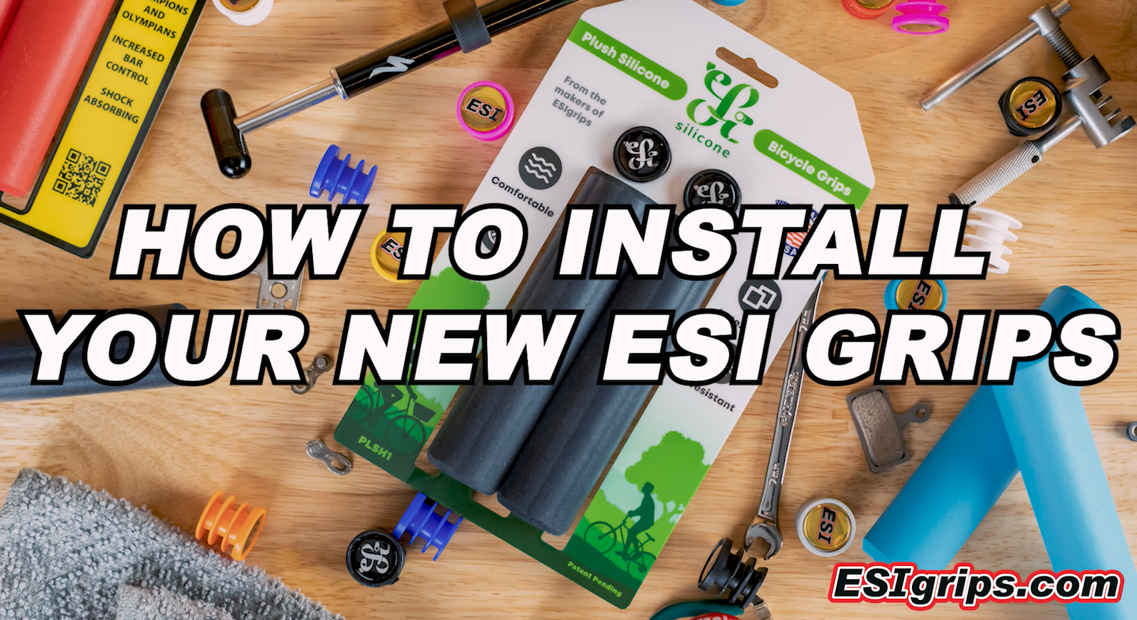 Load video: How to Install ESI Grips