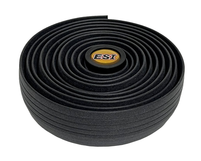 ESI Grips Ribbed RCT bar tape wrap for road cyclocross triathlon bikes in black