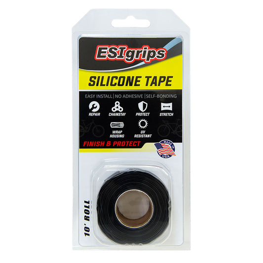 ESI Grips self-bonding black silicone tape with no adhesives