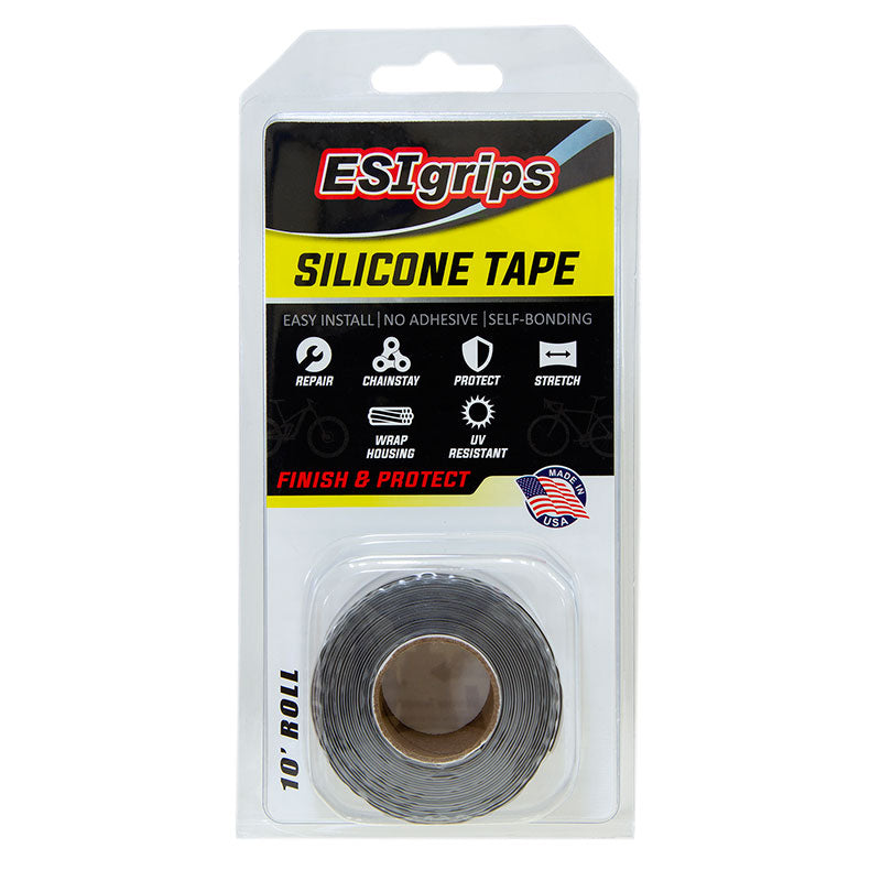 ESI Grips self-bonding gray silicone tape with no adhesives