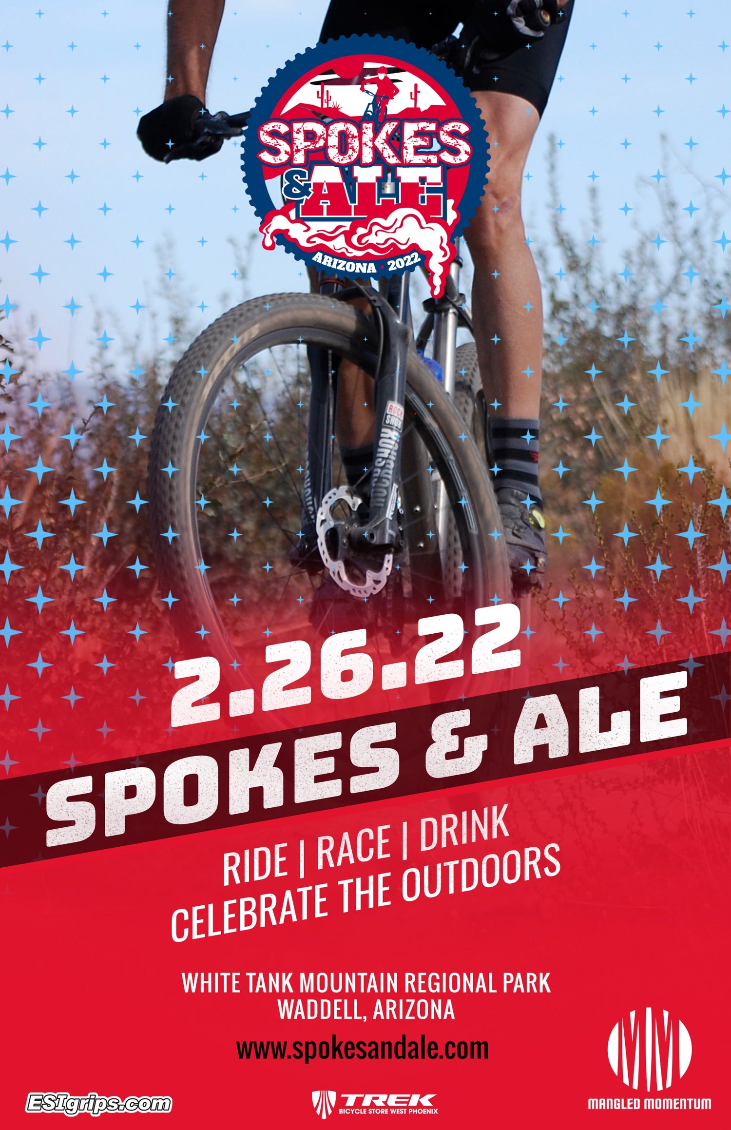 Join us at Spokes & Ale in February 2022! ESI Grips