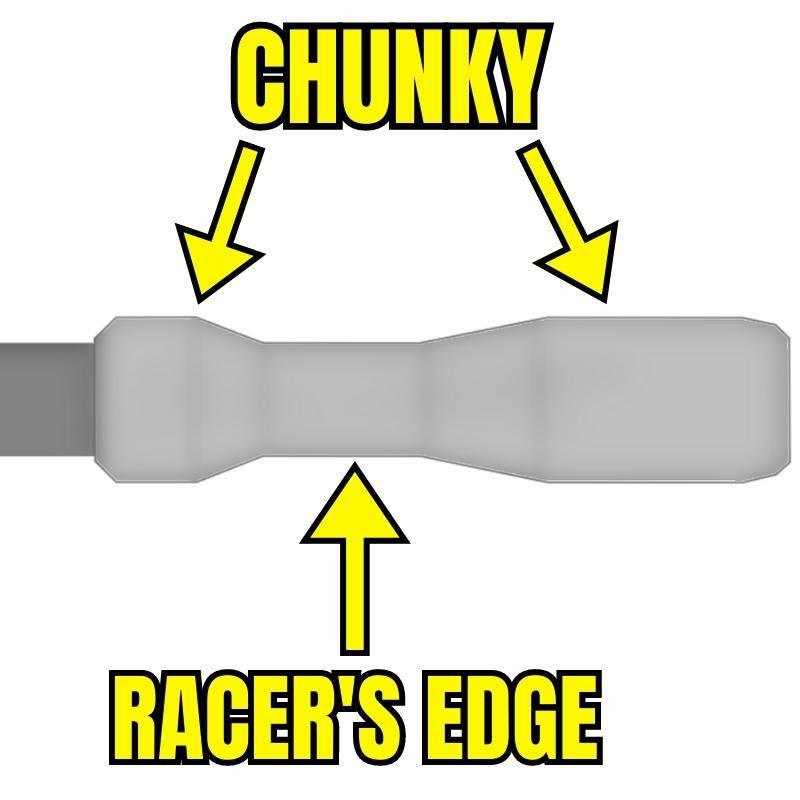 ESI Grips Silicone Bicycle Grips FIT CR diagram