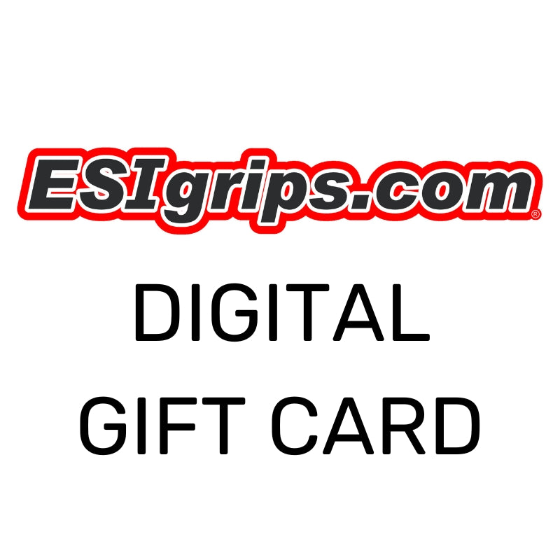ESI Grips Digital Gift Card for use at esigrips.com