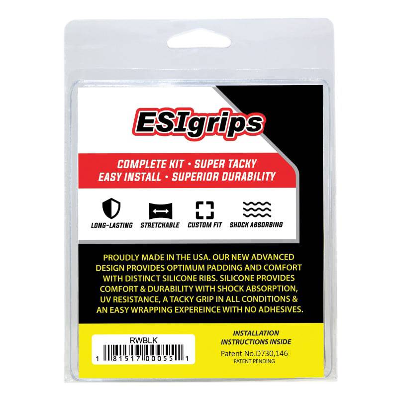 ESI Grips Ribbed RCT bar tape wrap for road cyclocross triathlon back of package