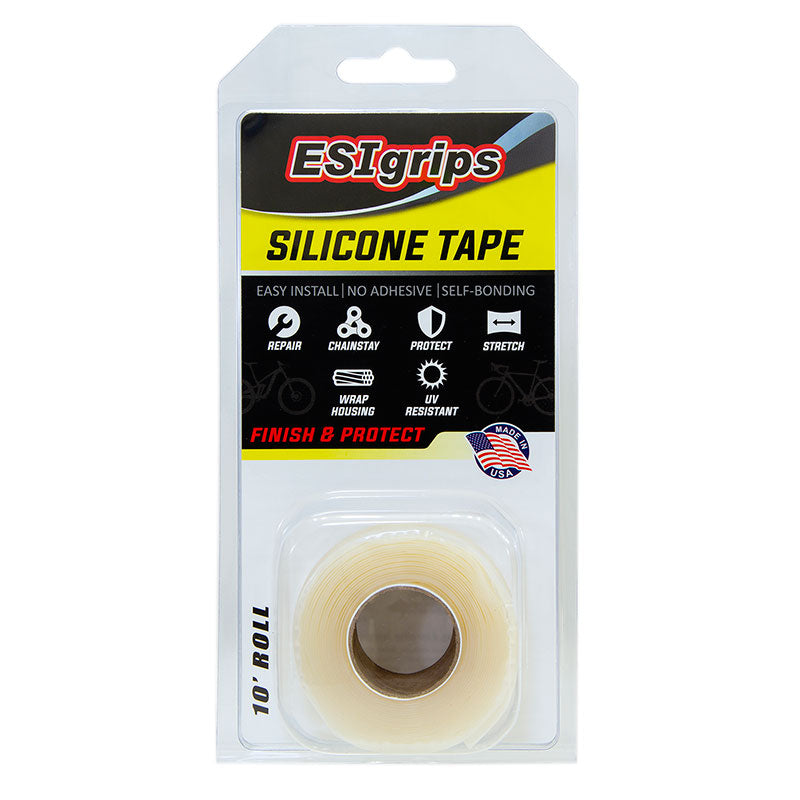 ESI Grips self-bonding clear silicone tape with no adhesives