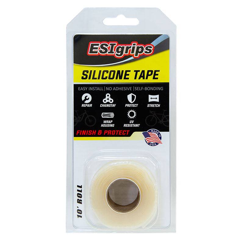 ESI Grips self-bonding clear silicone tape with no adhesives