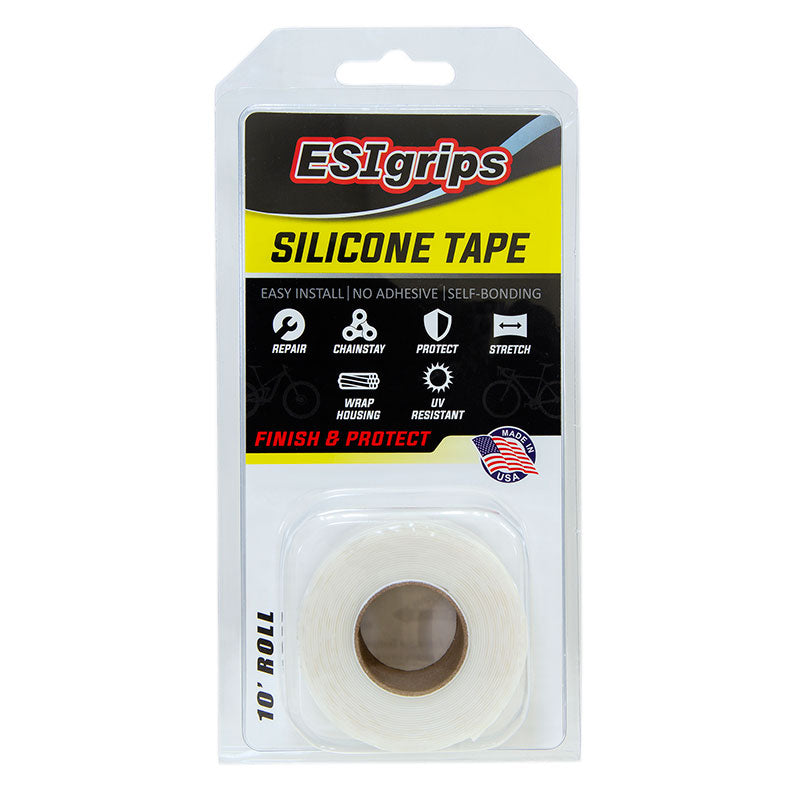 ESI Grips self-bonding white silicone tape with no adhesives