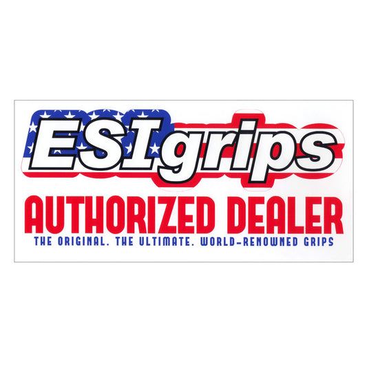 ESI Grips Authorized Dealer Window Cling
